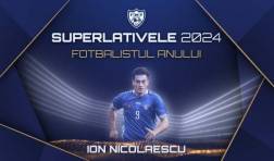 Ion Nicolaescu, desemnat cel mai bun fotbalist moldovean pentru al doilea an consecutiv